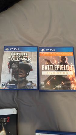Call of duty Cold War and battle field 1