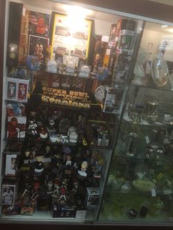 Bobbleheads, autographed baseballs, antiquities, baseball cards, toys and much more