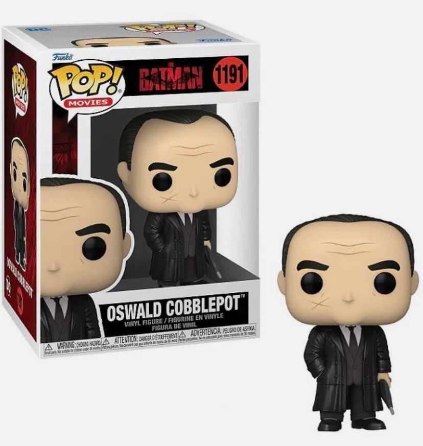 Funko Pop! Movies: The Batman Collectible Vinyl Figures - Oswald Cobblepot Chase & Common Variants (Gray)
