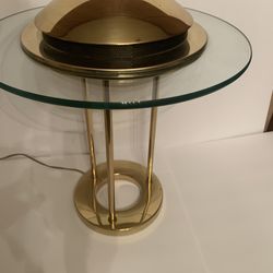 Brass and Glass Lamp