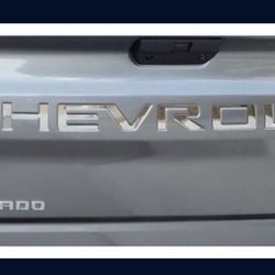 Tailgate Letter Emblems for Chevy Silverado 2019-2025