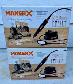 Worx MakerX 20V Cordless Rotary Tool & Work Light Kit (WX739L.1)