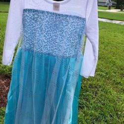 Elsa Frozen Halloween Costume (5-8)