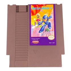 Mega Man 4 (Nintendo Entertainment System, 1992) Cleaned And Tested. 