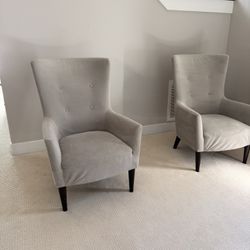 Arm Chairs- West Elm. 