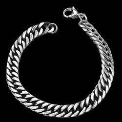 Mens stainless steel bracelet