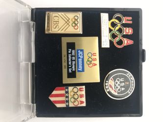 1992 olympics pin set