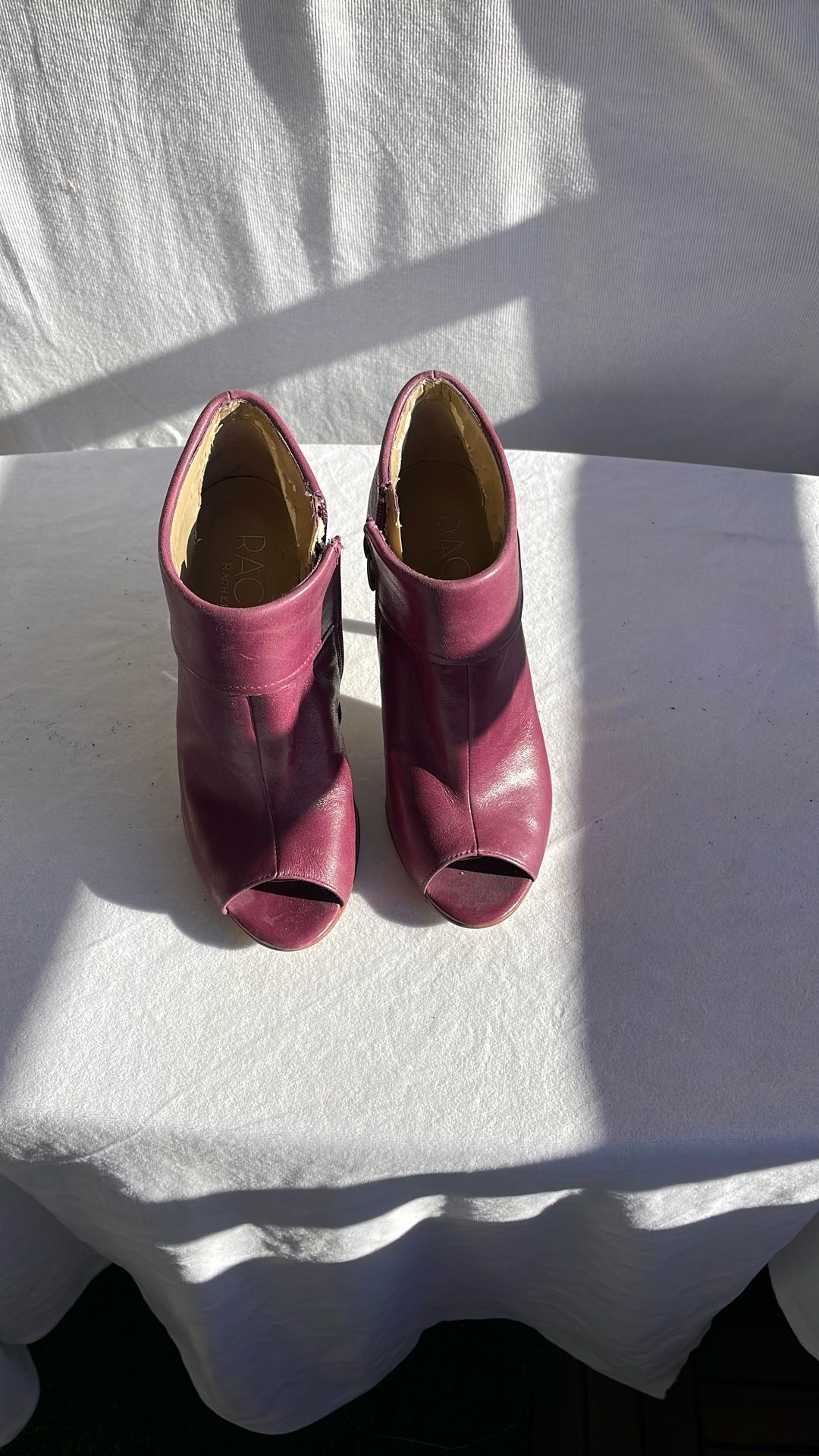 Rachel Roy Black Raspberry Booties