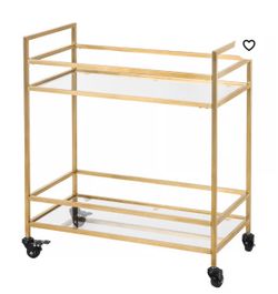 Gold bar cart