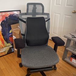 Office Chair With Lumbar And Footrest