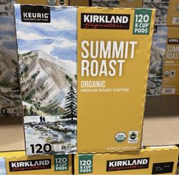 Kirkland Summit Organic Coffee-120Pods