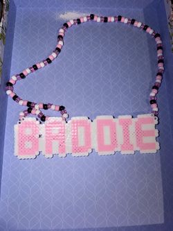 BADDIE CHAIN PERLER KANDI NECKLACE FESTIVAL RAVES