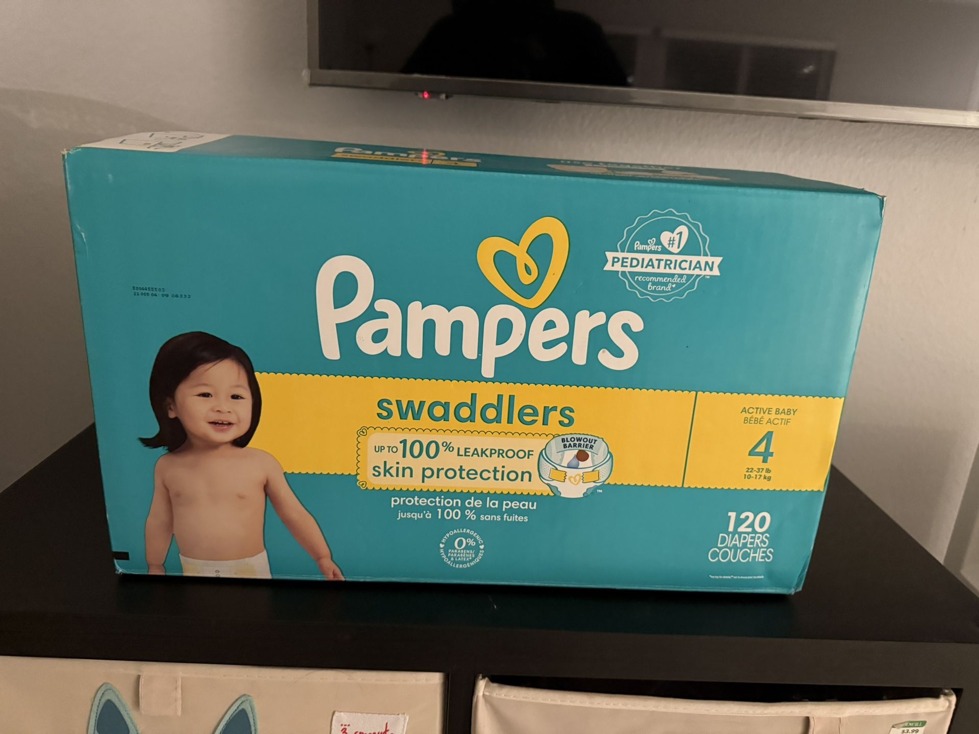 Pampers Swaddlers Size 4 120 Count