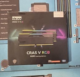 KLEVV CRAS V RGB DDR5 64GB (2x32GB) 6000MHz CL30