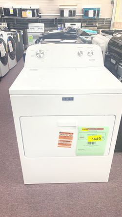 Maytag 7-cu ft Vented Electric Dryer white -1 year warranty