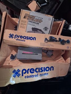 Brake pads, precision Chassis, Tie Rod End, Precision control arms