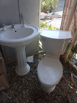 Sink And Toilet Brand New