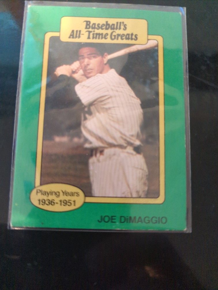 1987 Joe DiMaggio Baseball Card