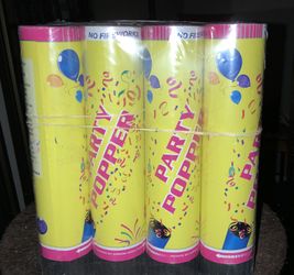 Party Confetti Poppers 