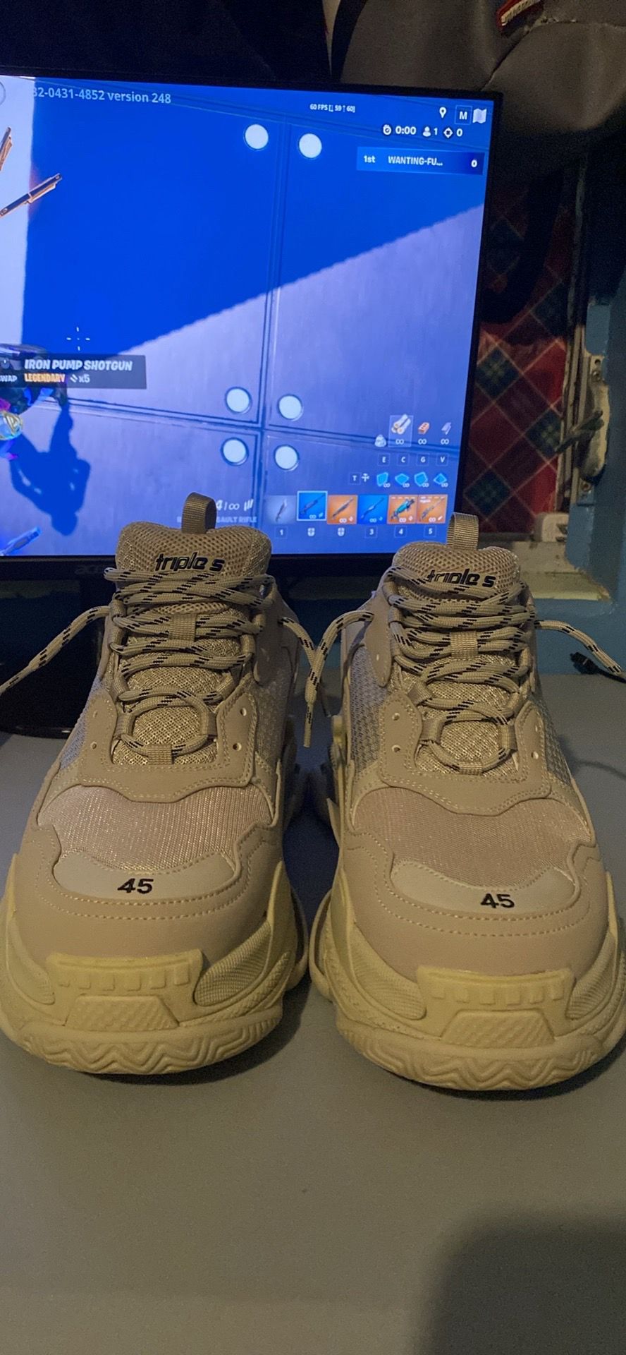 Balenciaga triple s / size 45/12