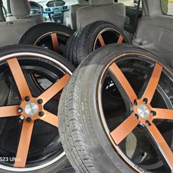 20inch Rims With Tires  5x120 5x114 5x112
