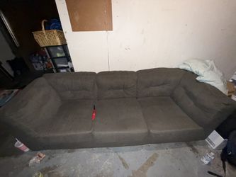 2 Piece Couch Built In Twin Size Bed