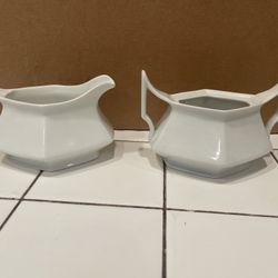 Royal Bavaria Porcelain Duo - Tea Service Accessories 