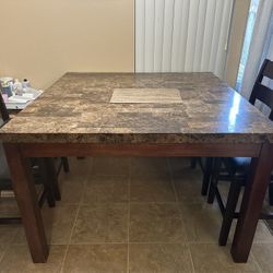 Large Granite Dining Table