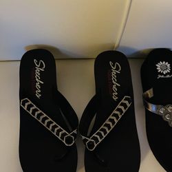 Sketchers Flip flops size 10