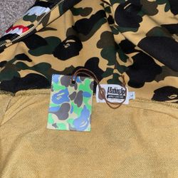 Yellow Bape Hoodie