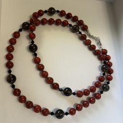 Red Jasper Long Necklace♥️