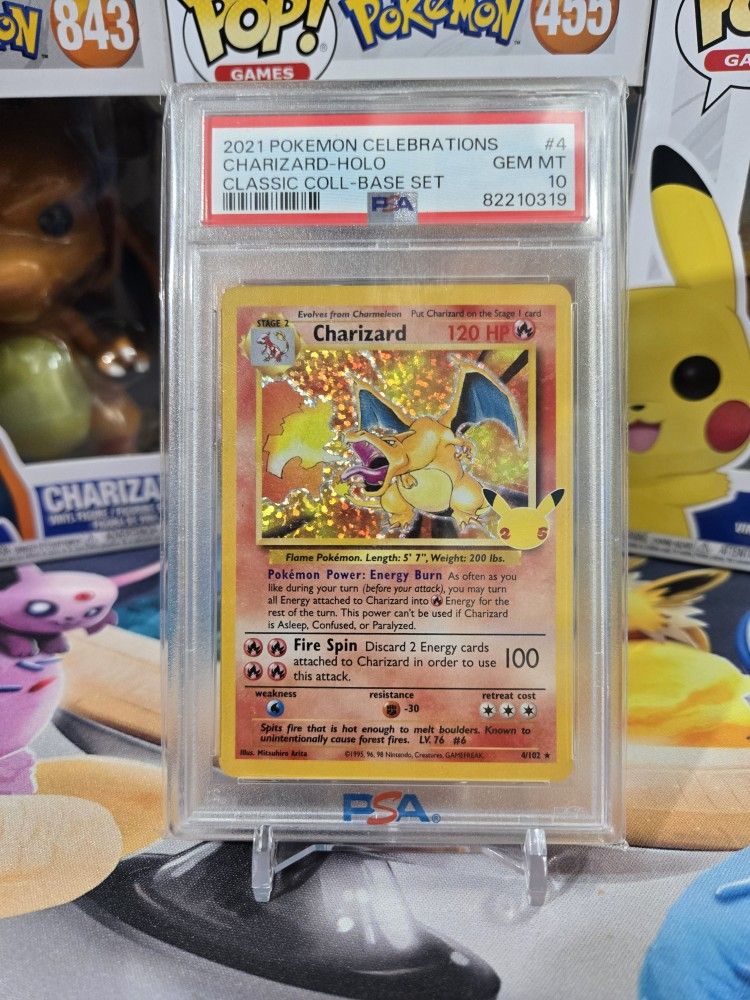 Charizard #4 Celebrations PSA 10