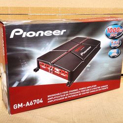 🚨 No Credit Needed 🚨 Pioneer 1000 Watts GM-A6704 Power Amplifier 4 Channel System Bridgeable Amp 🚨 Payment Options Available 🚨 