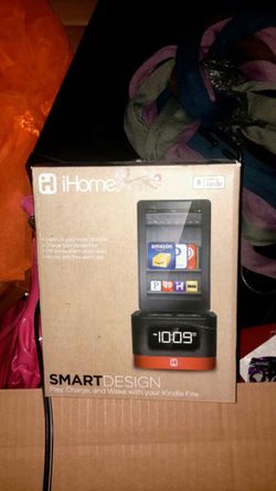 Ihome smart design dock, alarm clock radio for Kindle and Kindle fire brand new HARD to find at any reasonable price!!!!!