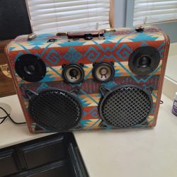 Briefcase Boombox Portable Bluetooth Speaker

