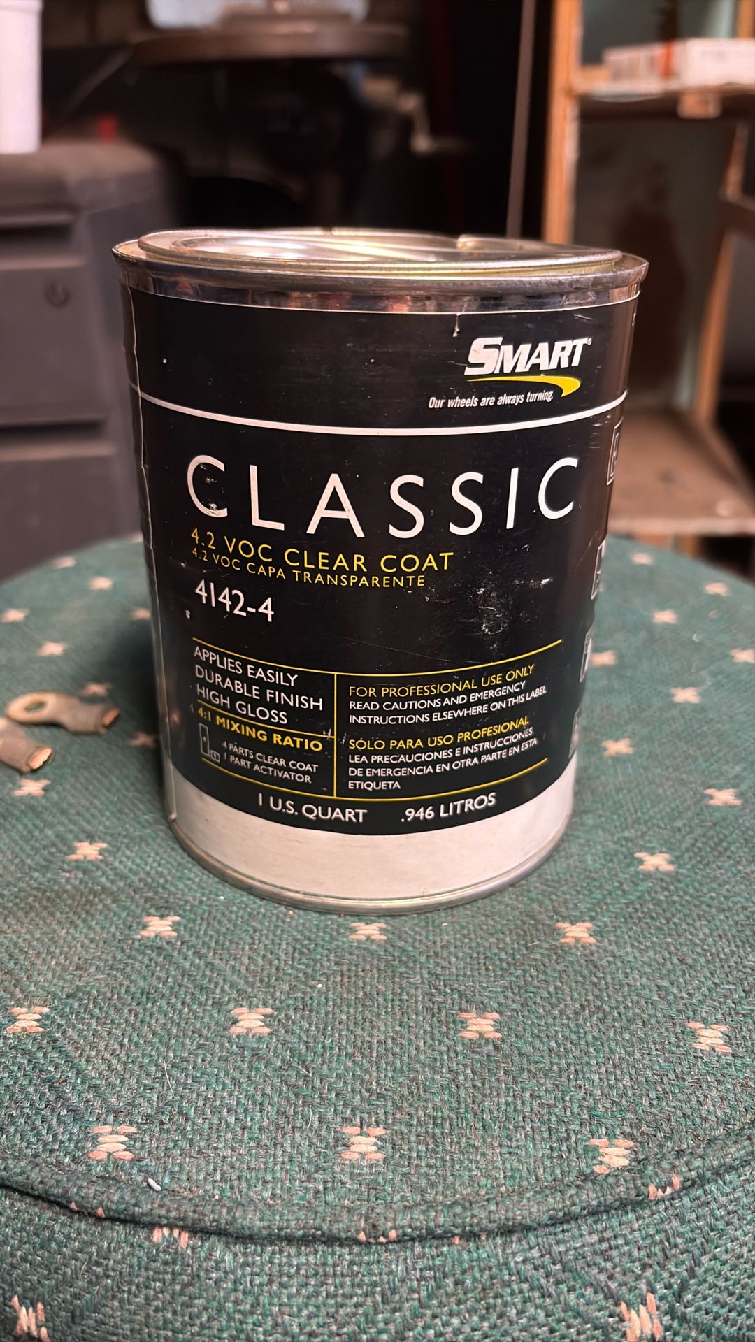 Smart classic number 4.2 VOC clearcoat 1 quart New