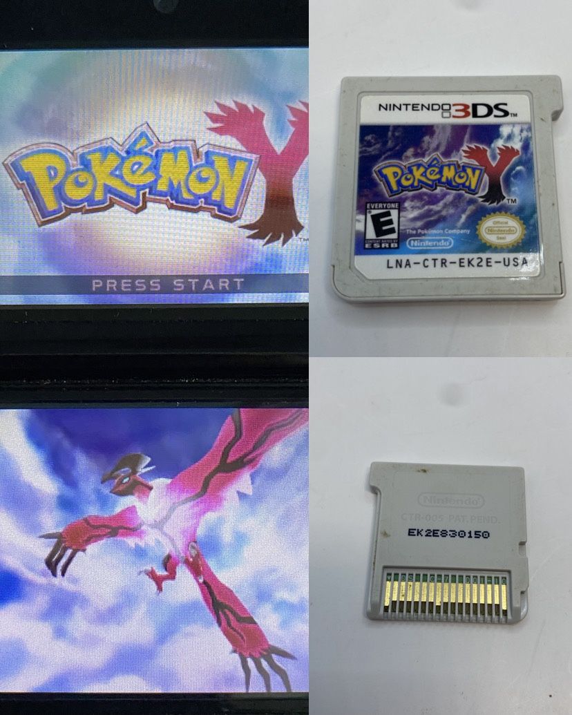Pokemon Y - Tested - Cartridge Only - (Nintendo 3DS, 2013)