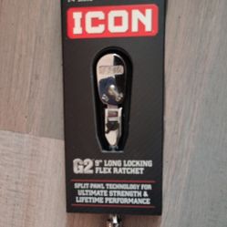 ICON G2 9" LOCKING FLEX RATCHET (1/4" DRIVE)