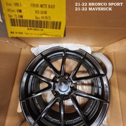 Niche Sector Matt Black Wheel Set