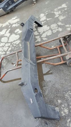 Jeep wrangler rear steel bumper