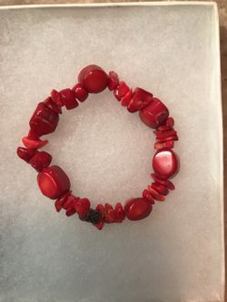 Coral bracelet