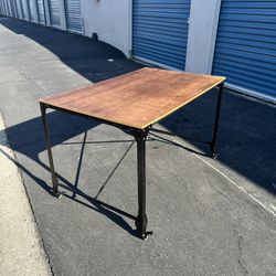 Working Table With Wheel Like New 