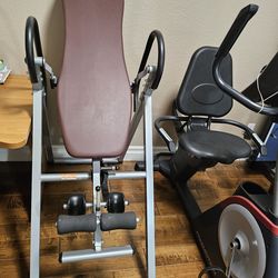 Exerpeutix inversion table/ back stretch