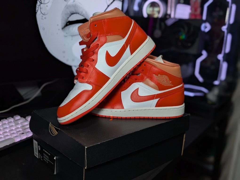 Nike Jordan 1 SE Orange-white