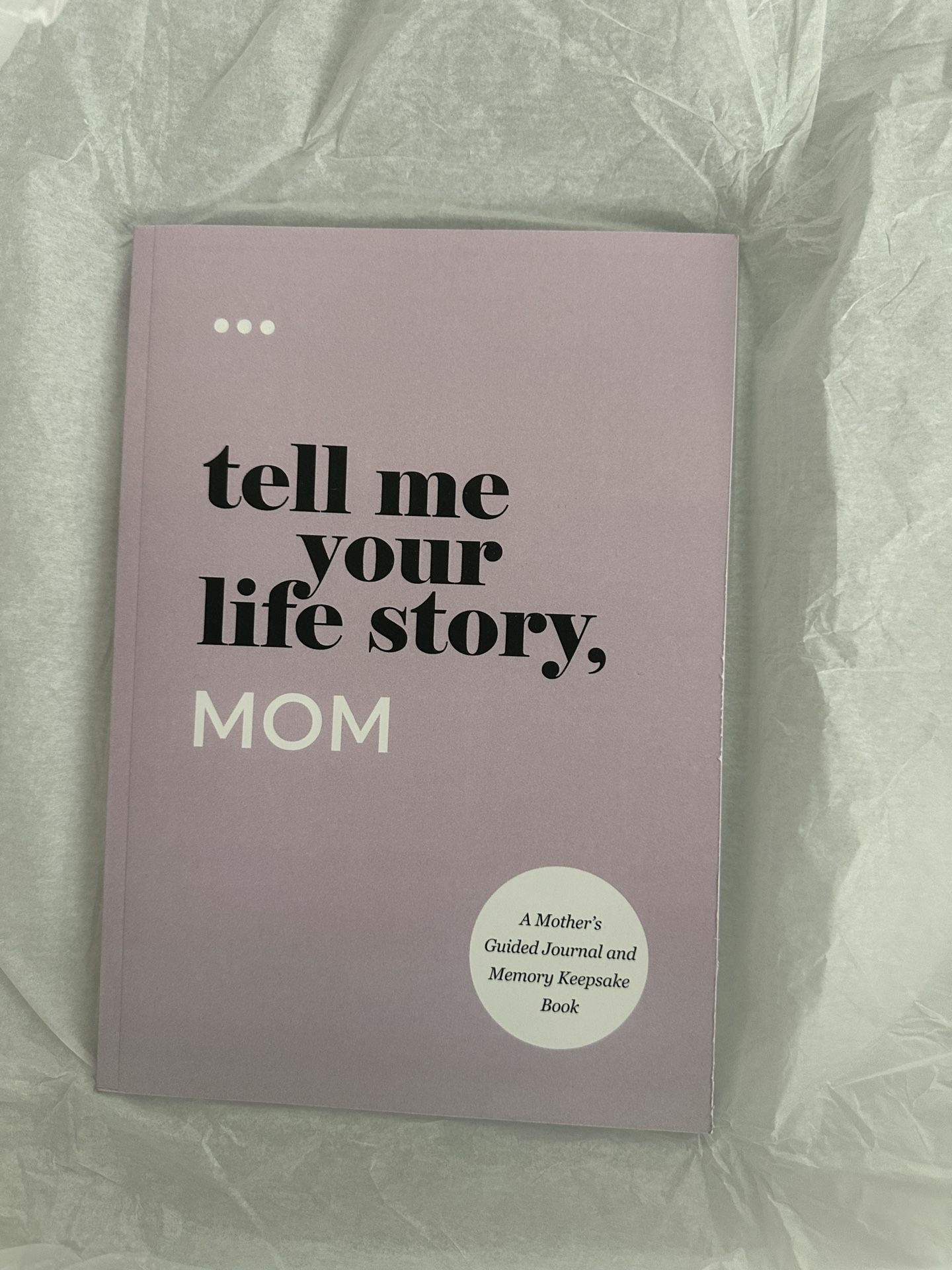 thumbnail interactive-video image 1 of Mom Tell Me Your Story: A Guided Keepsake Journal – Perfect Gift For Mom, 100 Pages 1 of 5
