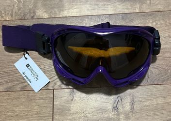 Mountain Warehouse Ski Goggles Purple With Amber Lenses