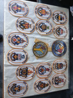 Navy ship patches