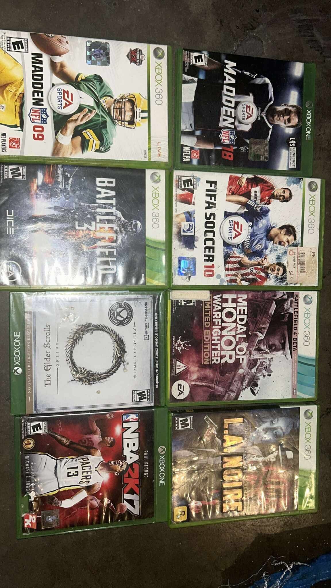 Xbox 1 & Xbox 360 Games