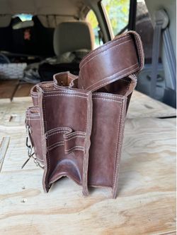 arcfox leather tool belt bag