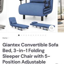 Convertible Sofa Bed 